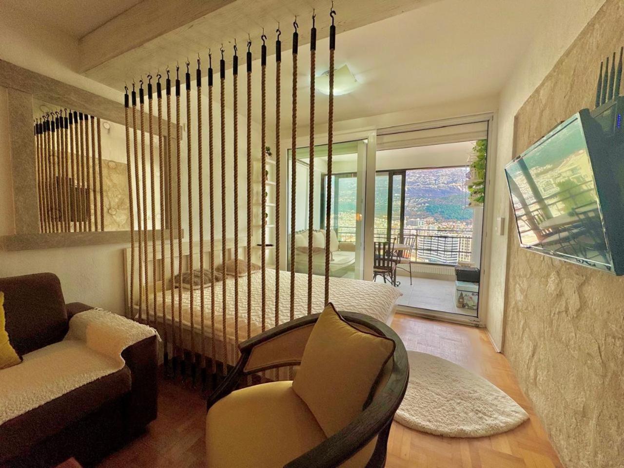 Sea View Studio Terminal Budva Dış mekan fotoğraf